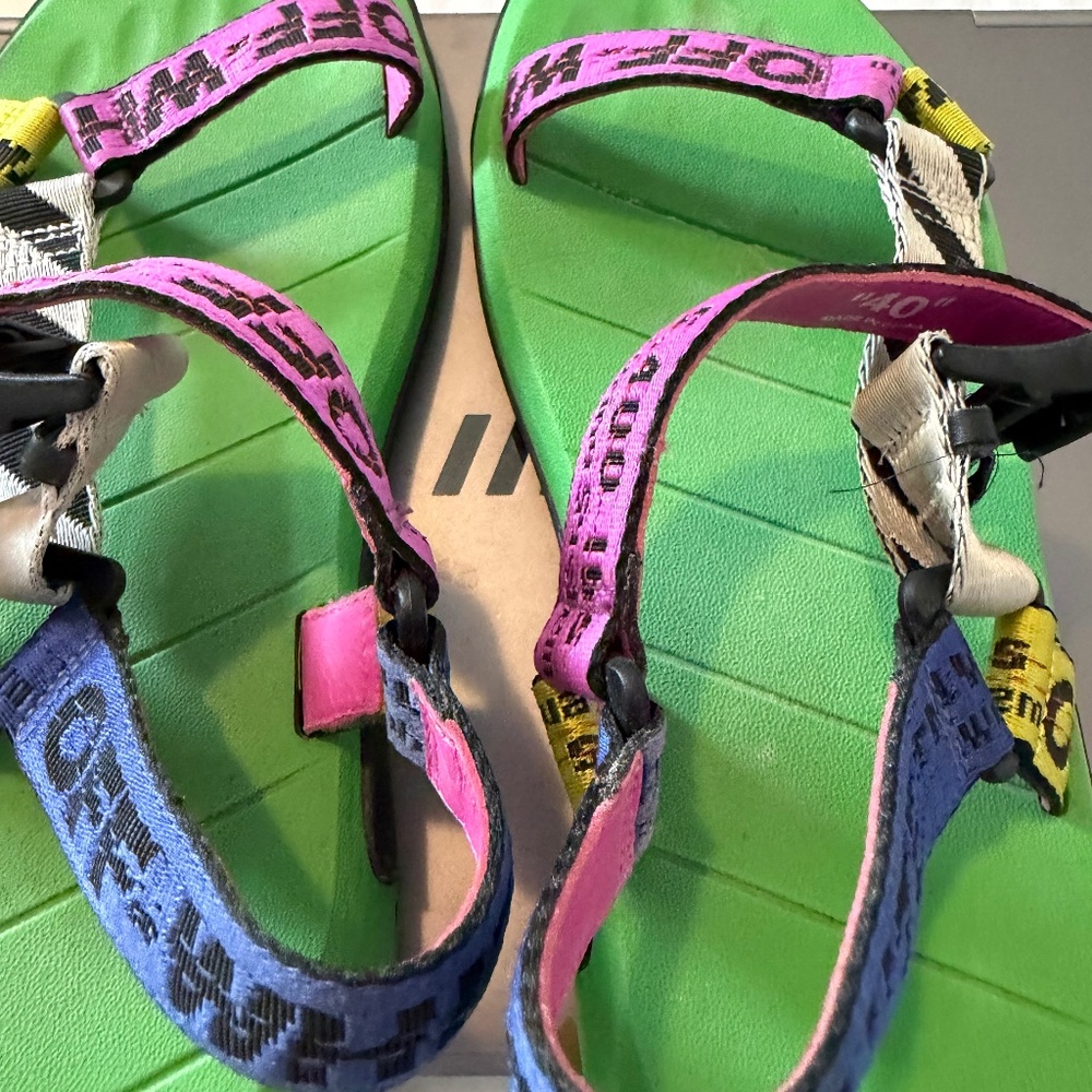 Off white sandals